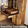 Custom Built Reclaimed Wood Hutches